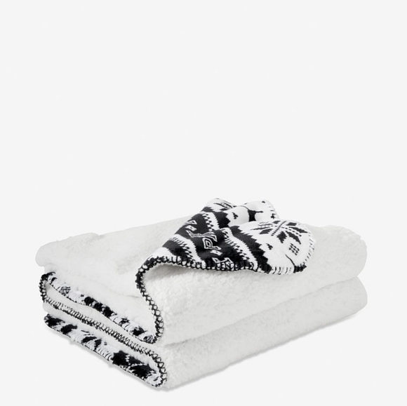 PINK Sherpa Fleece Blanket - Picture 2 of 3